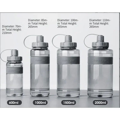 2 Liter Big Water Bottle With Straw 2L/1.5L/1L Large Capacity School Gym Sports Drinking Bottles Fitness botella de agua ??