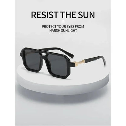 Óculos de Sol Vintage 2025 Proteção Solar Masculinos Quadrados Estilo Retrô Femininos da Moda Gafas De Sol