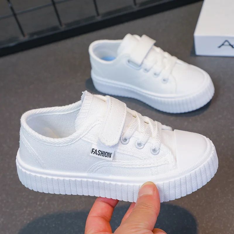 Children Sneaker Boys Casual Shoes Black Flat Student Walking Shoes Non-slip Girl Lightweight Sports Tennis Footwear