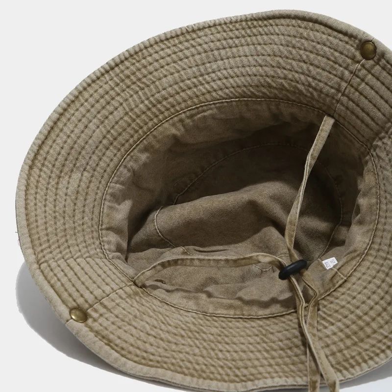 2024 Chapéu Bucket Sólido de Algodão para Todas as Estações Chapéu Pescador Boné de Sol para Viagens ao Ar Livre Masculino e Feminino 155