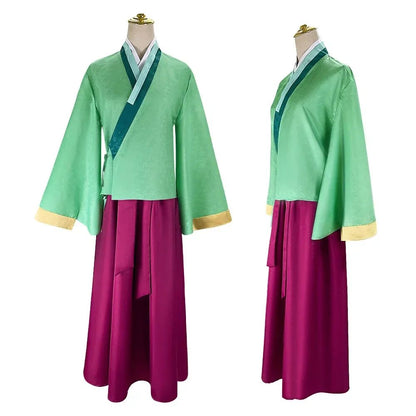 Anime Maomao Cosplay Fantasia Diários de Boticário Kimono Mao Mao Uniforme Roupas Festa de Halloween Carnaval Para Mulheres
