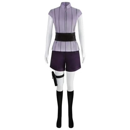 Hyuga Hinata Cosplay Costume Wig Women Outfits Halloween Carnival Party Suit Hyuuga Ninja Cosplayer Purple Long Cute Wig