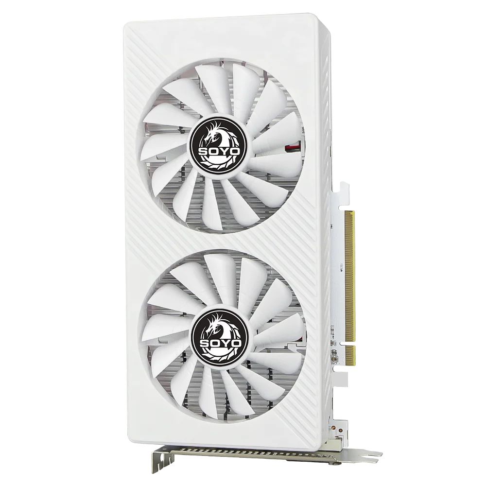 Placa Gráfica SOYO Nova AMD Radeon RX580 8G GDDR5 Memória 256Bit PCIE3.0x16 Placas GPU para Jogos para Computadores de Mesa RX580