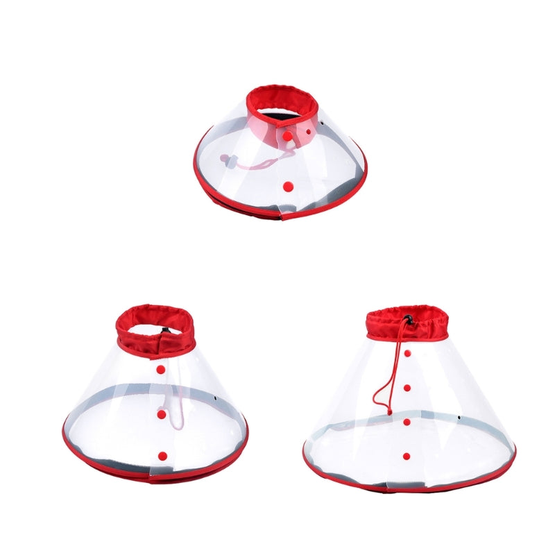 Máscara de Resgate para Cães com Cordão Ajustável, Máscara de Anestesia Transparente para Cães, Antimosca, Material de Banho e Tosa para Animais de Estimação