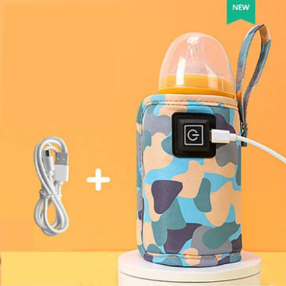 Baby Nursing Bottle Heater Supplies USB Milk Water Warmer Travel Stroller Insulated Bag for Outdoor botella de agua para niños