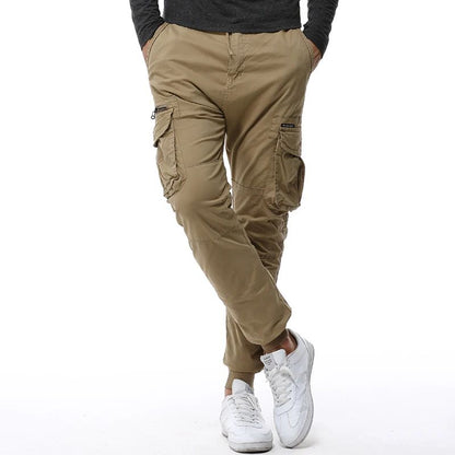 Calça Cargo Tática Masculina Primavera 2025 Calça Jogger Masculina Exército Militar Casual Calça Masculina Hip Hop com Fita Algodão Calça Masculina Exército Calças 38