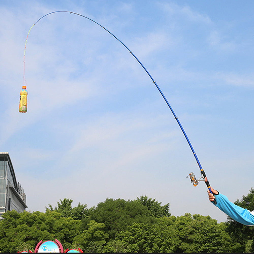 Vara de pesca telescópica de carbono leve 1.5M-3M, acessórios de ferramenta de pesca ao ar livre para pesca noturna e pesca ao ar livre