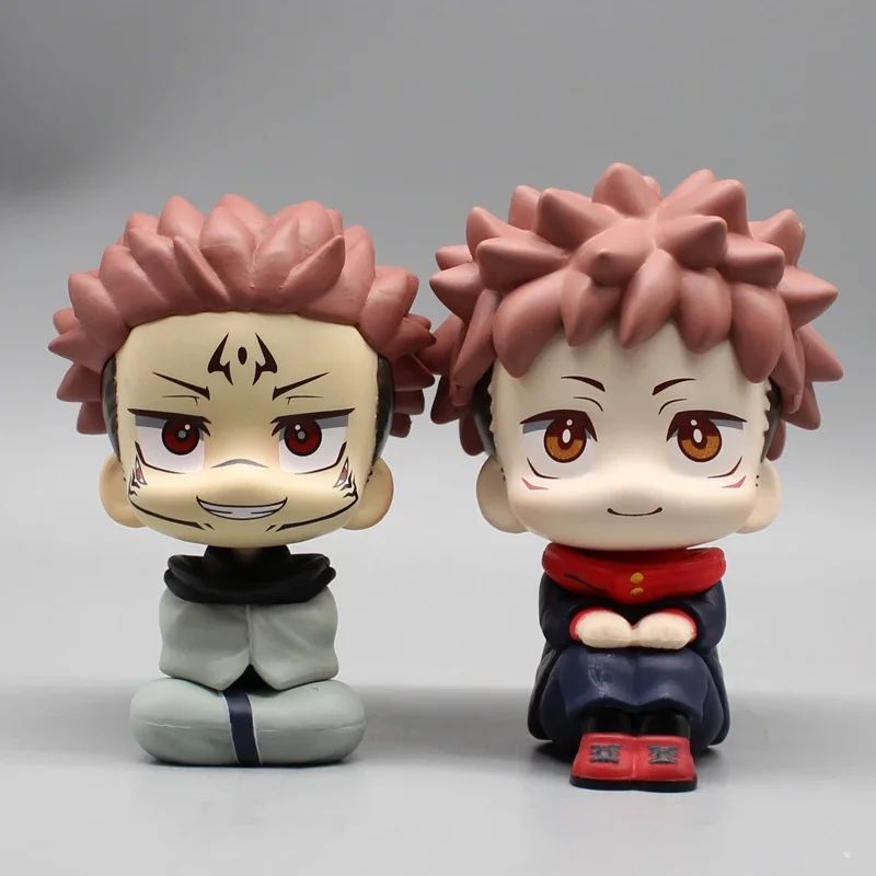 Anime Nanami Kento Ryomen Sukuna Itadori Yuji Action Figures Q Versão Jujutsu Kaisen Boneco Colecionável de PVC 10cm