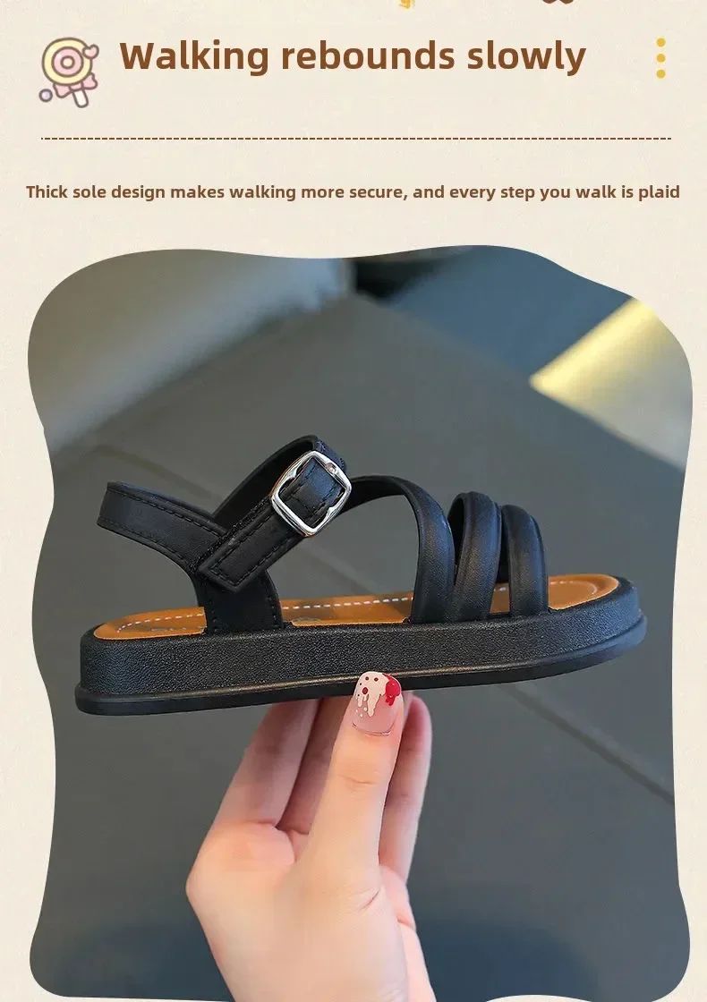 Baby Girls Sandals Summer Casual Children Sandals Girls Flat Shoes Fashion Casual Non Slip Kids Beach Shoes sandalias de mujer