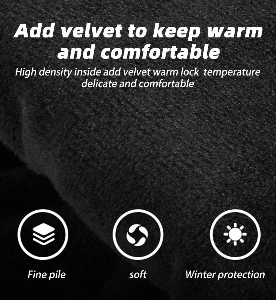 Luvas de Motocicleta de Inverno de Dedo Completo Antiderrapantes Resistentes ao Desgaste para Off-Road Luvas de Corrida de Motocicleta Quentes com Tela Sensível ao Toque Luvas de Ciclismo