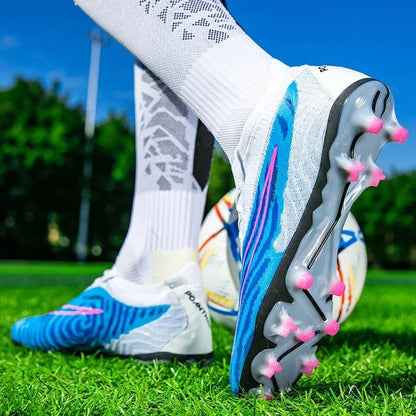 Society Cleats Men Soccer Shoes Professional Boys Football Boots Indoor Original Football Field Boots Sneakers Training Fast