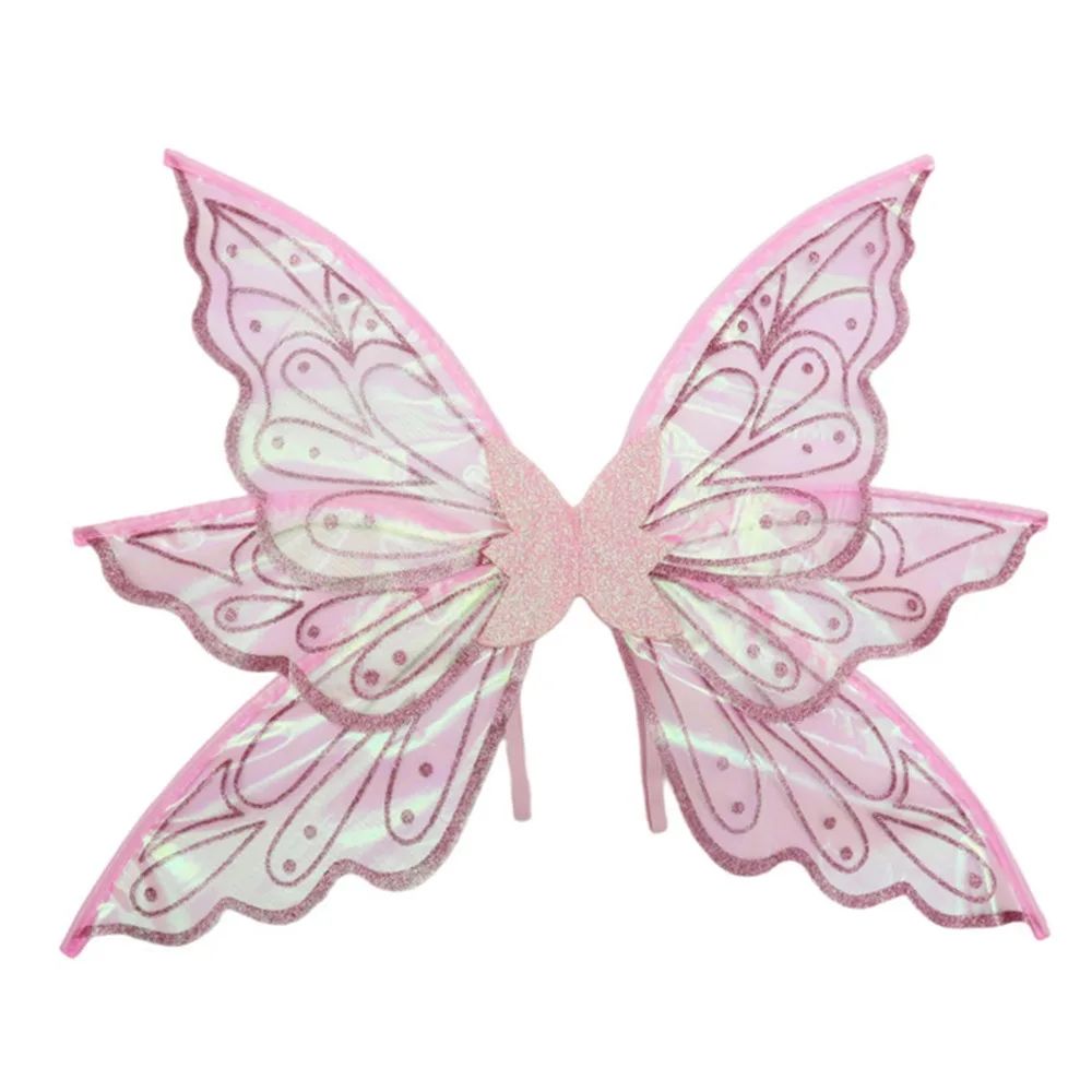 1PC Adults Fairy Wings Girls Sparkling Angel Wings Butterfly Costume Wings Halloween Costume Dress up Party Favor Christmas Gift