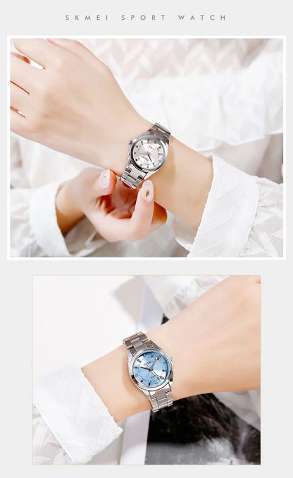 SKMEI1620  For Women Thin Lady Hour Ladies reloj mujer Fashion Simple Quartz Women Watch Japan Movement Luxury Quartz Watches