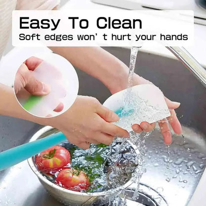 Espátula de Silicone Creme Manteiga Cozinha Cozimento Espátula Utensílios Resistentes ao Calor Raspador Decorador Ferramentas Translúcidas para Cozinha e Confeitaria