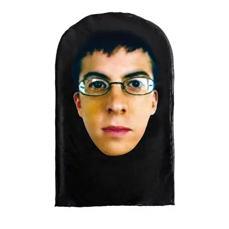 Halloween Terrifying Mask Ronaldo Kanye Mask Interesting 3D Printed Seamless Hat Mascaras Cosplay Facial Mask Party Cosplay Prop
