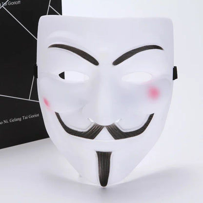Multi Style V for Vendetta Anonymous Mask Silver V Smile Masks Anime Halloween Cosplay Guy Fawkes Masque Adults Joker Gold Mask