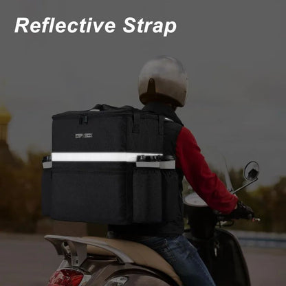 Large Capacity Thermal Bag Waterproof Insulated Picnic Lunch Container Outdoor Travel Camping Delivery Backpack Food Storage Bag