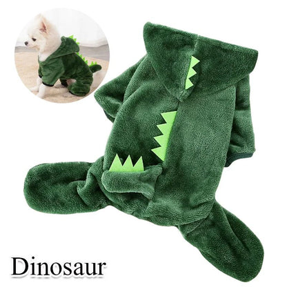 Fantasia de Cosplay de Coral Fleece para Pet Roupas para Cães Pequenos Filhotes Gatos Fantasia de Chihuahua Yorkshire Casaco