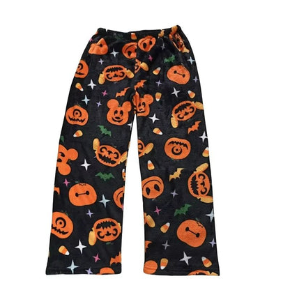 New Anime Stitch Pajama Pants Halloween Fashion  Pajama Trousers men's Home Pants Autumn Winter Loungewear Trouser