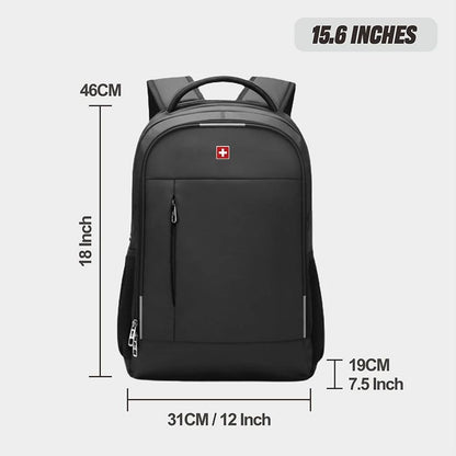 Mochila SWISS MILITARY Masculina para Notebook Negócios Viagem Mochila 17 Polegadas Fashion Escolar Impermeável USB Grande Capacidade mochila