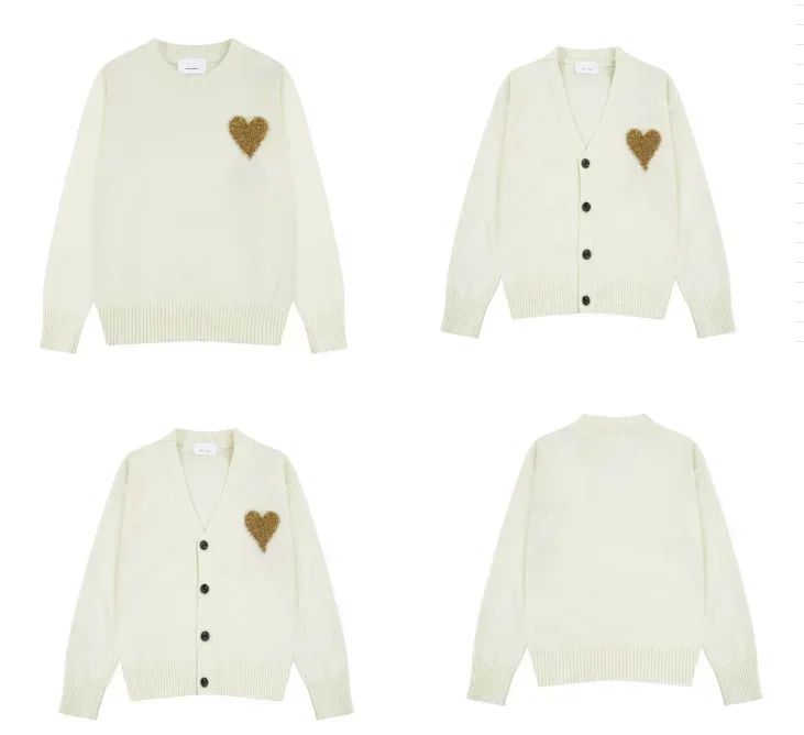 2025 A Letter Autumn/Winter Heart Embroidered Pullover Men's Sweatshirt Loose Casual Pullover Women's And Men's Fashion Clothing