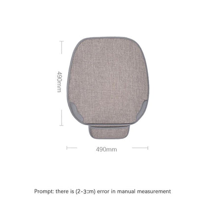 Car Seat Cover for Front Rear Universal Flax Car Seat Cushion Protector Pad Mat Non Slide Auto Four Season Pad Auto Interior