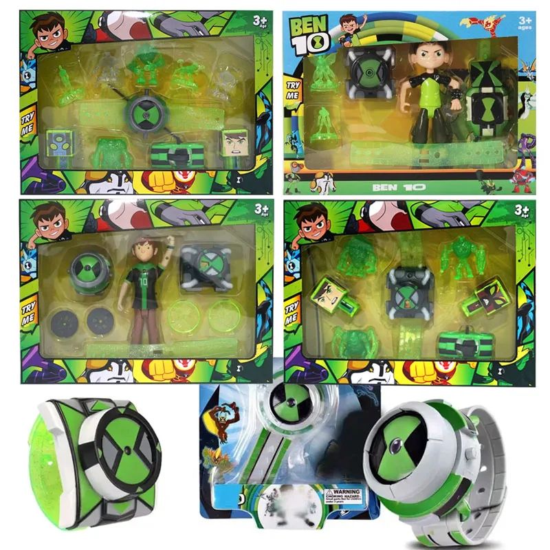 Original BEN10 Omnitrix Ben Tennyson Relógio de Projeção Dispositivo de Transformação Som Luz Action Figure Brinquedo Colecionável ou Enfeite