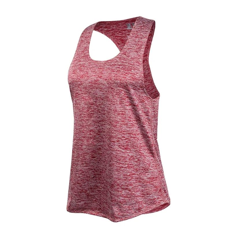 Sleeveless Racerback Yoga Tank Top,Women's Quick Dry Running Training Sports Vest Fitness Gym Top Workout Yoga Shirts