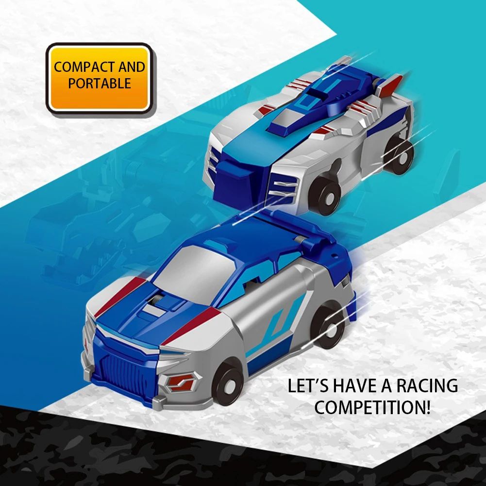 Unicorn Transformer: Brinquedo Carro Mágico de Transformação Super Combinação 2 em 1 Carro Magnético de Colisão que Transforma Brinquedo DIY para Crianças