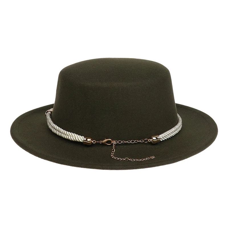 British Style Felt Fedora Jazz Hat Elegant Wedding Party Trilby Lightweight Unisex Fashionable Headwear