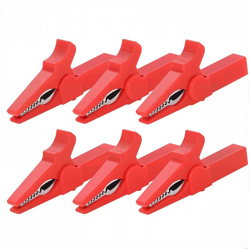 55mm Insulated Crocodile Clamp Alligator Clips Multimeter Pen Battery Test Probe for 4mm Banana Plug Cable Clips