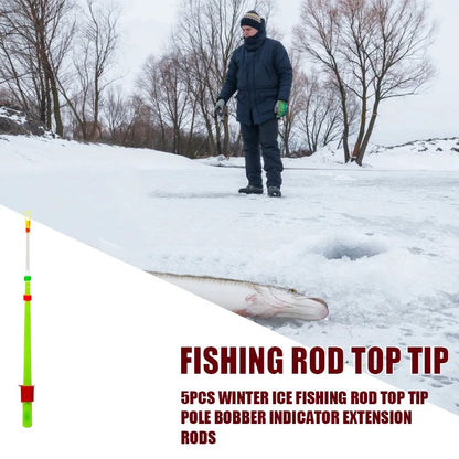 5/10/15/20pcs Portable Mini Fishing Rod And Reel Winter Rod Ice Pole Fishing Tackle For Winter Outdoor Fishing Accessories