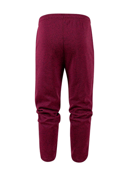 Calça Esportiva Jogging Masculina Calça de Moletom Casual Diária Cor Sólida Outono Calça Jogger de Cintura Elástica Calça Comprida de Treino Masculina