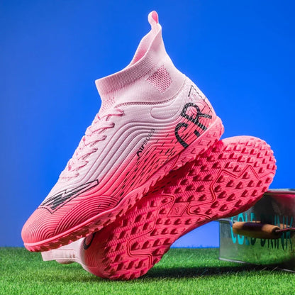 New Men Training Football Boots Ultralight Breathable Professional Soccer Shoes Soft Sport Unisex Grass Cleats Match Sneakers