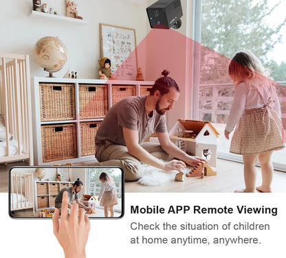 LS VISION Ubox CCTV Camera 4MP 4G Sim Card Or Wifi Home Surveillance Camera Intercom Radar Detection  Mini Baby Security Cam 2K