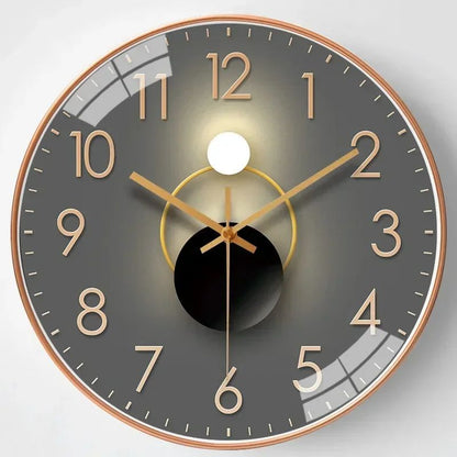 Originality Wall Clock Silent Non-Ticking Battery Operated Wall-mounted Clock Living Room Bedroom Kitchen Office Classroom