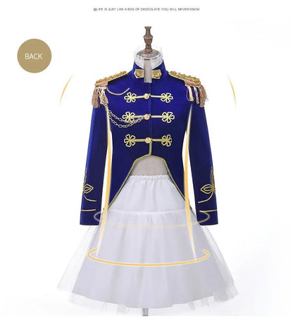 Men Stage Couple Costumes Photo Military Dress Suit Navy Men's and Women's Military Band Uniform Sailor Suit Spring and Autumn