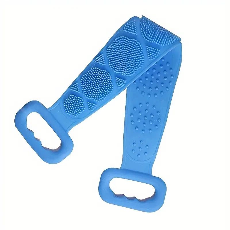 Body Silicone Brush Scrub Body Exfoliating Sponge Brush Bathroom Shower Back Brush Bath Scrub Clean Tool Stain Removal Bath Belt