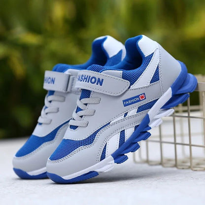 Childrens Running Shoes Trendy Luxury Design Casual Sneakers Mesh Breathable Sports Shoes Comfortable Tennis Shoes for Boys