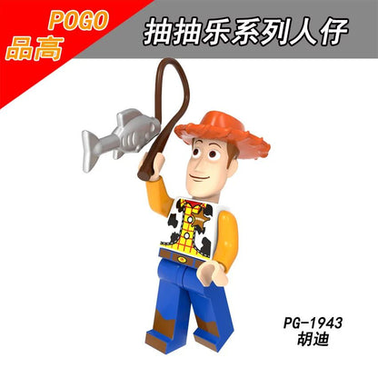 Blocos de Montar Desenho Animado Comédia Família Simpson Mini Bonecos Montáveis Blocos de Construção Brinquedos mold king boneco de ação