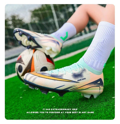 New Men Society Soccer Shoes Cleats Studded Indoor Football Field Boots Professional Training Football Shoes High Quality Match