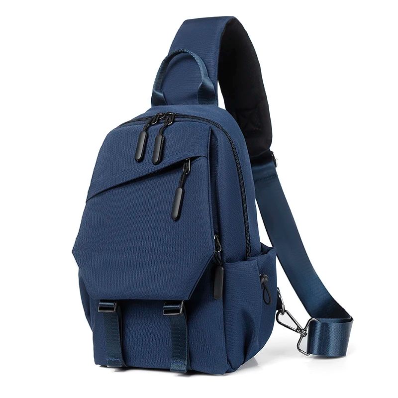 Men Multi-composition Shoulder Crossbody Bag Sports Chest Bag Waterproof Wear-resistant Outdoor Sports Travel