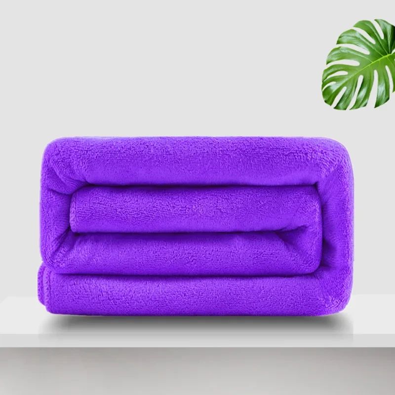 Microfiber Bath Towels – Super Absorbent, Soft, Fast Drying and Oversized Bath Lines  Multipurpose for Travel, Sports, Spa, Blue