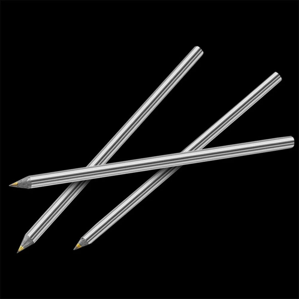 1/50Pcs Caneta Marcadora de Liga de Metal Duro Caneta Marcadora de Carboneto Marcador de Corte para Metal Madeira Vidro Azulejo Ferramentas Manuais para Metalurgia e Marcenaria