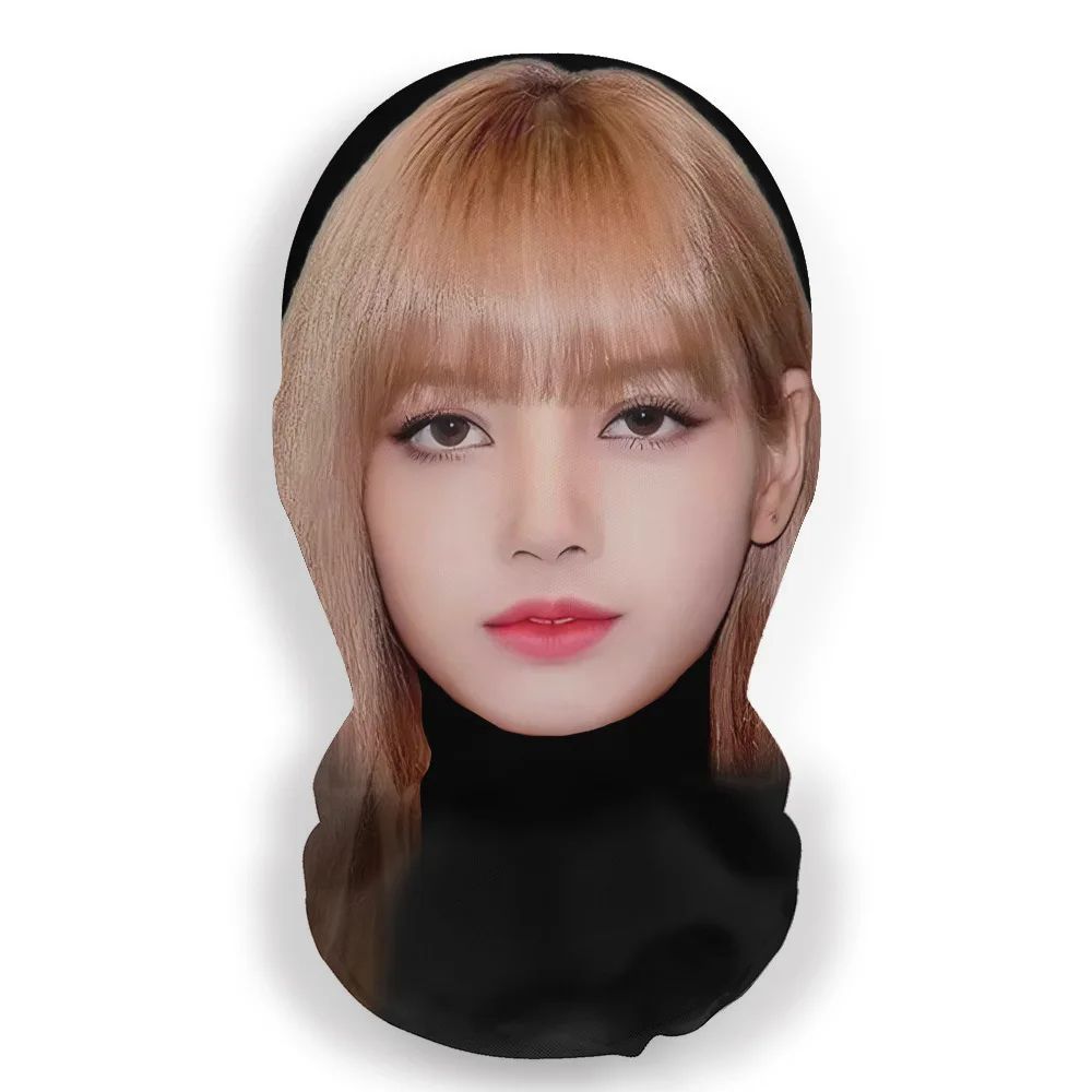 Realistic 3D Full Face Mask - Unisex Cosplay Hip Hop Balaclava Headgear for Halloween Celebrity Party Costume