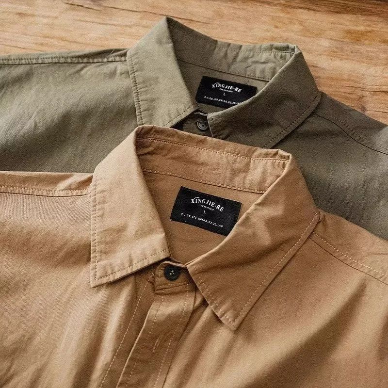 Summer hawaiian Casual Cargo Shirt For Men Oversized Short Sleeve Tee Shirts Y2K Streetwear Button Blouses Outdoor Masculino