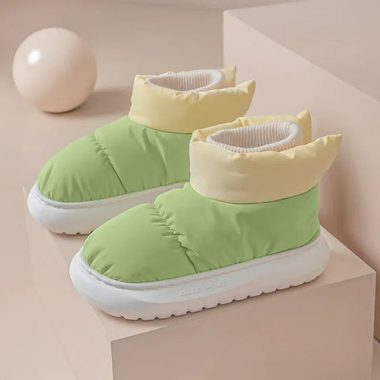 Winter Women's Boots  Waterproof Platform Cotton Shoes Snow Boots Plush Warm Indoor New Comfortable Anti Slip Ankle Boots