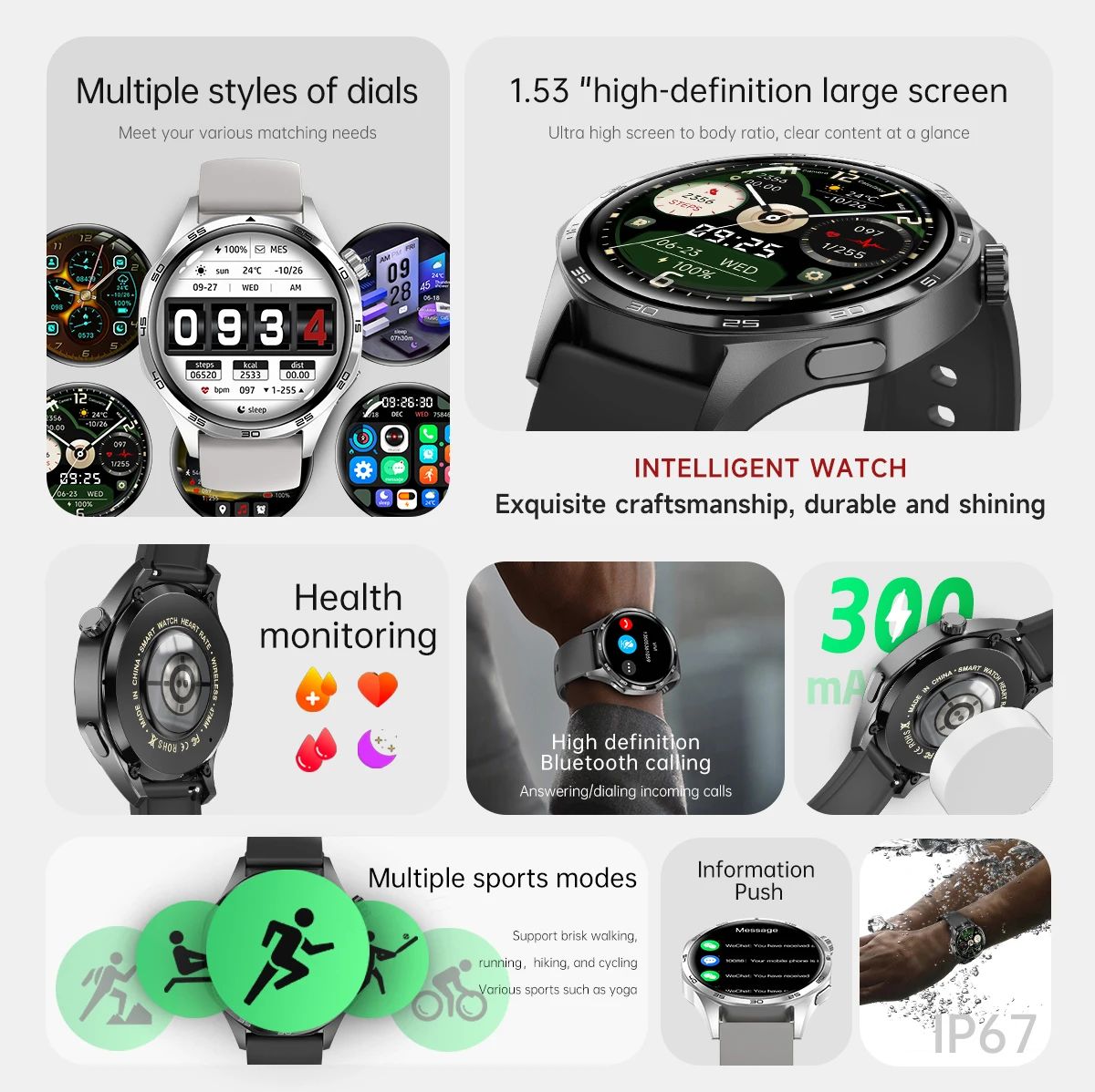Xiaomi 2025 New GPS NFC Smart Watch Men 360*360 AMOLED Screen Heart rate Bluetooth Call IP67 Waterproof Man Smartwatch