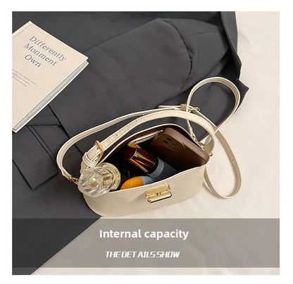 Niche Brand Women's Fashion Handbag Soft Versatile Shoulder Messenger Bag 2025 Super Hot Yellow Portable Bucket Bag Women's Bag