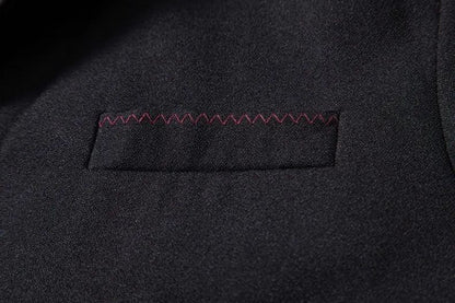 2024 New Spring Men's Western-style Blazer Single Breasted Pesalir Fabric Casual Slim Fit Wedding Suit Jacket For Men